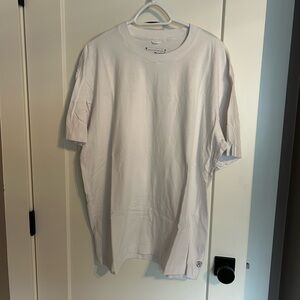 Reigning Champ White Crewneck Short Sleeve Tee